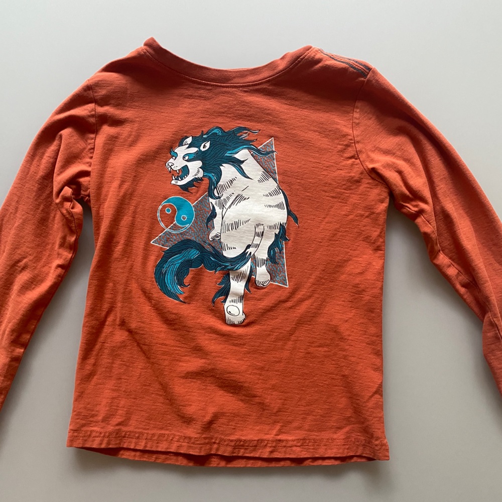 Tea Collection Boys Long Sleeve Tee-Shirt, size 7